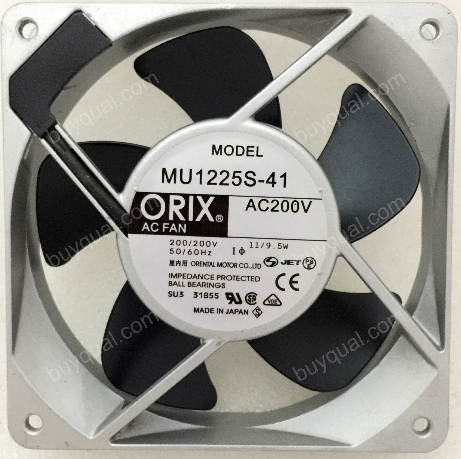 ORIX MU1225S-41 200V 11/9.5W Cooling Fan ORIX MU1225S-41 200V 11/9.5W Cooling Fan